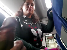 Seduces Milf To Suck&jerk His Dick In Bus