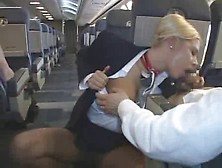 Air stewardess HJ and BJ mile high club