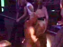 Hen party amateurs suck strippers