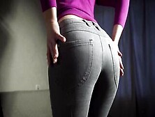 Worship My Phat Butt Into Tight Denim Jeans 4K