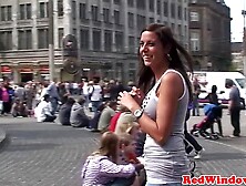Thin dutch prostitute pussypounded by tourist