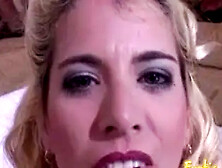 Mistress Sabrina Dominates Her Slaves Asshole