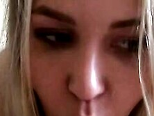 Blonde Teen Amateur Blowjob And Facial