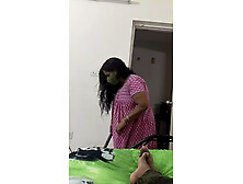 Pervert son in law tricked and fucked his mother in law using a lizard doll