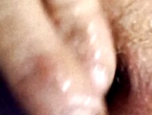 Masterbation with 2 toys one anal and one fake twat