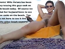 Exhibitionist Ex-wife 472 Pt2 - Helena Price plays with her cunt while secret watches and jerks off!