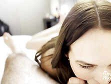 Green-eyed blonde - Lily Bell sucks my cock like a filthy little slut - Benefit