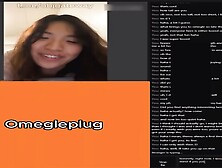HORNY OMEGLE TEEN RUBS PUSSY