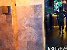 Igor Lucios licked Dinhos pucker before bareback fucking him against the bar