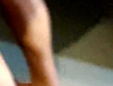 Screwing her large booty and blowing my load on her vagina