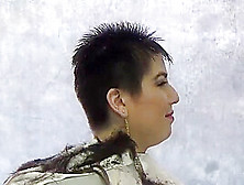 Pretty Latina Lady Bald Headshave