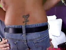 Mickenzie Moore Shows Her Tattoed Ass