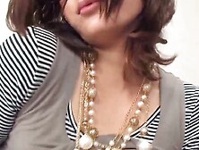 Asian Teenage Petite Cutie Rides A Huge Dick To Creampied Pussy