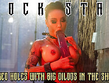 Rock Star Monika Fox Fucked Holes With Double Penetration And