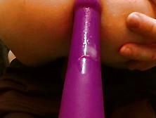 Sissy Cd Rides & Slides On A Dildo Pov