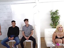 Andrea Blonde - An Amazing Blind Date With Several Guys