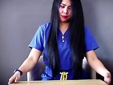 Sensual Asmr With Medical And Spandex Glove Fetish