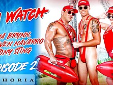 Horny Life Guards Tag Team Hunk Russian Stranger - Draven Navarr