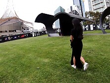 Japanese Whore Visits Melbourne to Ride a Humongous Meat - TWOSETDUET