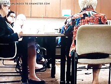 Foot show and dangle,  Cathleen Morgan,  part 6