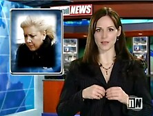 Female news anchor gets naked on air more than once