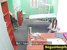 Euro Sucks Doctor In Office After Fucking