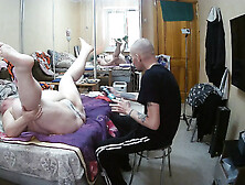 shaved his ex-wife's thick cunt then did a fisting before squirting