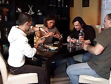 Cuckhold boyfriend watch his skank fuck his best friend