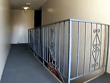 Lascivious wench eats cum after riding large shlong on the floor