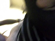 Spandex hood yellow bone bbw plays with her slave