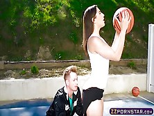 Basketball Chick Gets Fucked In The Ass