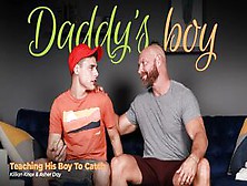 Daddy's Boy - Teaching His Boy To Catch