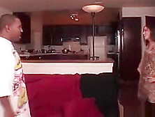 Mina Leigh slurping huge black sausage