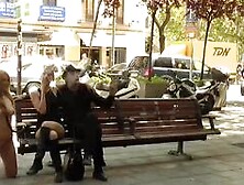 Taped Mouth Blonde Disgraced Outdoor