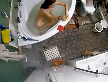 Ipcam - Ukrainian Girl Masturbates In The Bathtub