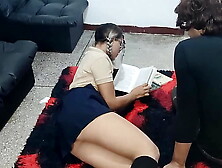 19 Year Cougar Lady from School Came to Study But Left Well Drilled Real