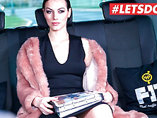Letsdoeit - Russian Babe Sarah Cums Hard In A Czech Taxi
