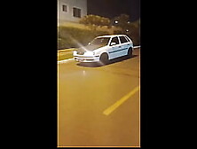 Peguei o gol do corno 16v batendo tucho e fui comer o cu da filha dele