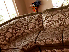 Busty african haired German MILF gets a double cum-shot in her mouth