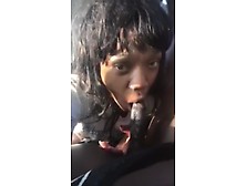 Young Ebony GF Deepthroating Boyfriends BBC M