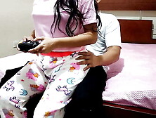 I Enjoy My Step Uncle Teaching Me Anal Play While Sitting on His Legs