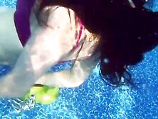 Girl Drowning Underwater