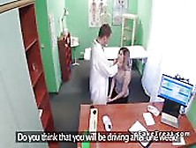 Natural Blonde Rides Doctors Big Cock