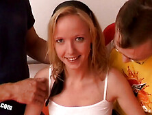 Sweet Teen 18+ Jenny - First Threesome