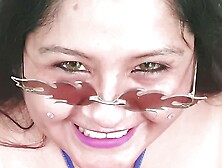 A cum angel always smiles