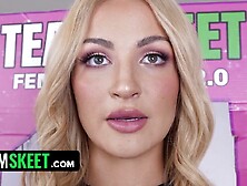 Hot Sex Robot Compilation - behind the scene with busty blonde Jazmin luv