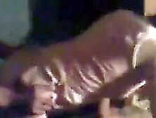 The wife gives at the husband. Russian