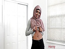 Milu Blaze Gets Her Big Tits And Ass Pleasured By Her Stepbrother's Big Cock In Her Hijab