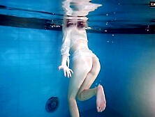 Sasha Vetochka masturbates and swims