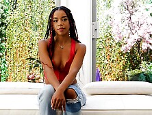 Casting couch experience with a perfect black girl Marr